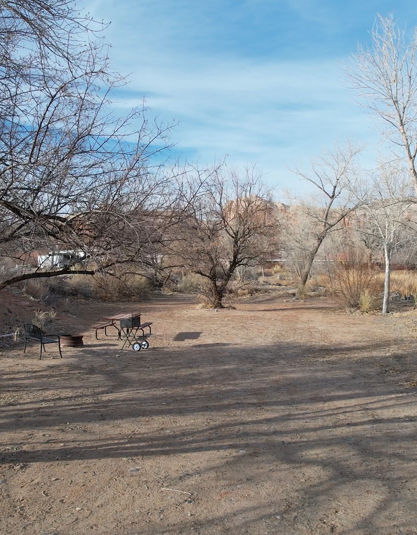 Tent Camping Cadillac Ranch RV Park Bluff Utah