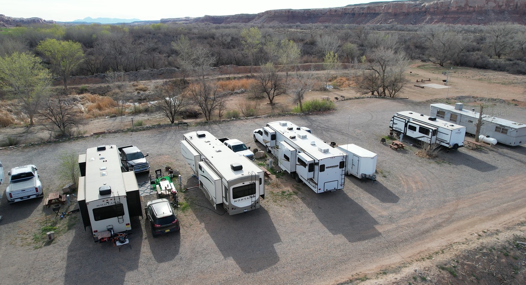 RV Sites Cadillac Ranch, Bluff Utah